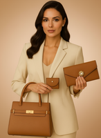 Ensemble 3-en-1 : Grand Sac de Luxe pour Femme – Sac Cabas Élégant, Sac Bandoulière Sophistiqué et Porte-Monnaie Raffiné en Cuir PU Premium